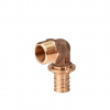 Угол надвижной Н бронза 16x1/2" RX+ REHAU 