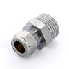 Муфта обжим хромированная Н 10х1/2" TIEMME