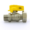 Кран газовый с накидной гайкой 1/2х3/4 н-в NORM-GAS F.I.V. (Италия)