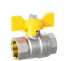 Кран газовый полнопроходной бабочка 1/2" в-в Pride LD