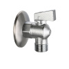 Кран угловой с розеткой  1/2"х1/2" н-н VIEIR хром