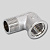 Угoл никелированный HВ 1/2" Uni-Fitt