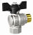 Кран шаровой угловой  бабочкаа1/2"в-н Pride LD  
