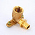 Водорозетка надвижная В бронза 16х1/2" REHAU 
